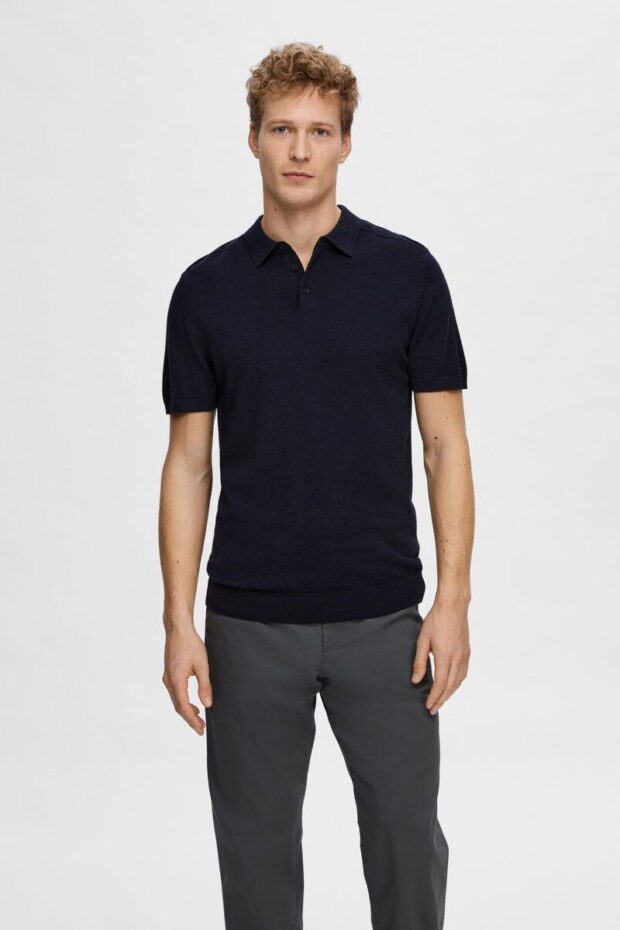 16092437_NavyBlazer_1078017_003.jpg POLO 16092437 SLHBERG SS KNIT NAVY BLAZE