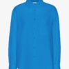 BLUSE ORGANIC OVERSIZED SHIRT PACIFIC BLU