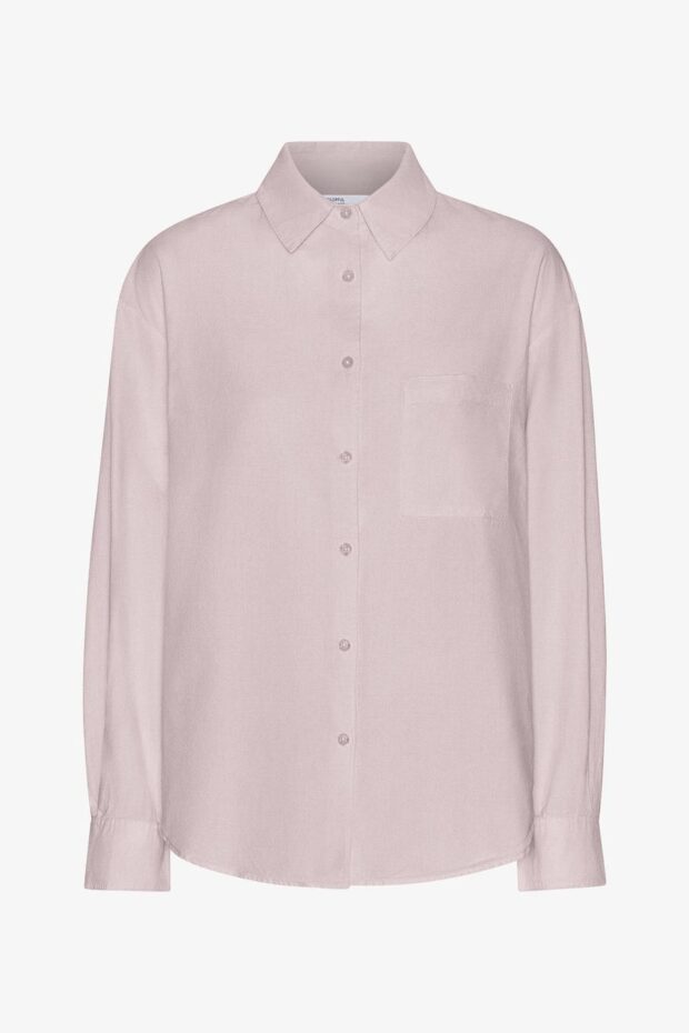 BLUSE ORGANIC OVERSIZED SHIRT FADED PINK