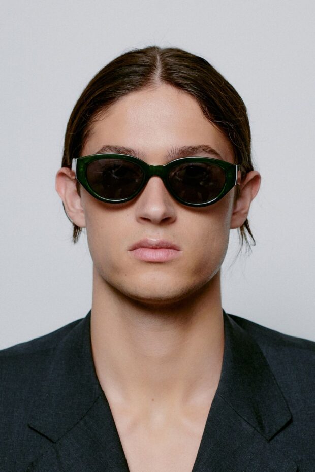 SONNENBRILLE WINNIE DARK GREEN TRANSPAREN