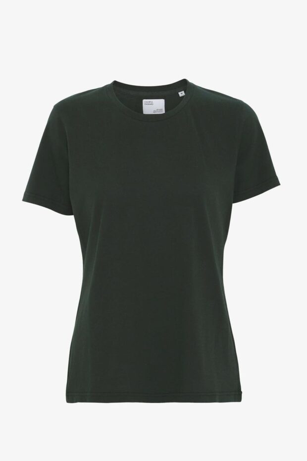 SHIRT WOMEN LIGHT ORGANIC TEE HUNTER GREE