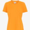 SHIRT WOMEN LIGHT ORGANIC TEE SUNNY ORANG