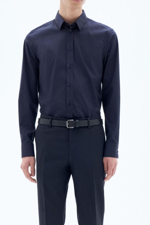HEMD 29101 PAUL STRETCH SHIRT 2830 NAVY