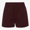 SHORT WOMEN ORGANIC TWILL SHORTS OXBLOOD