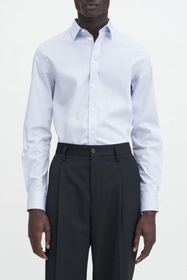 HEMD 29101 PAUL STRETCH SHIRT LIGHT BLUE