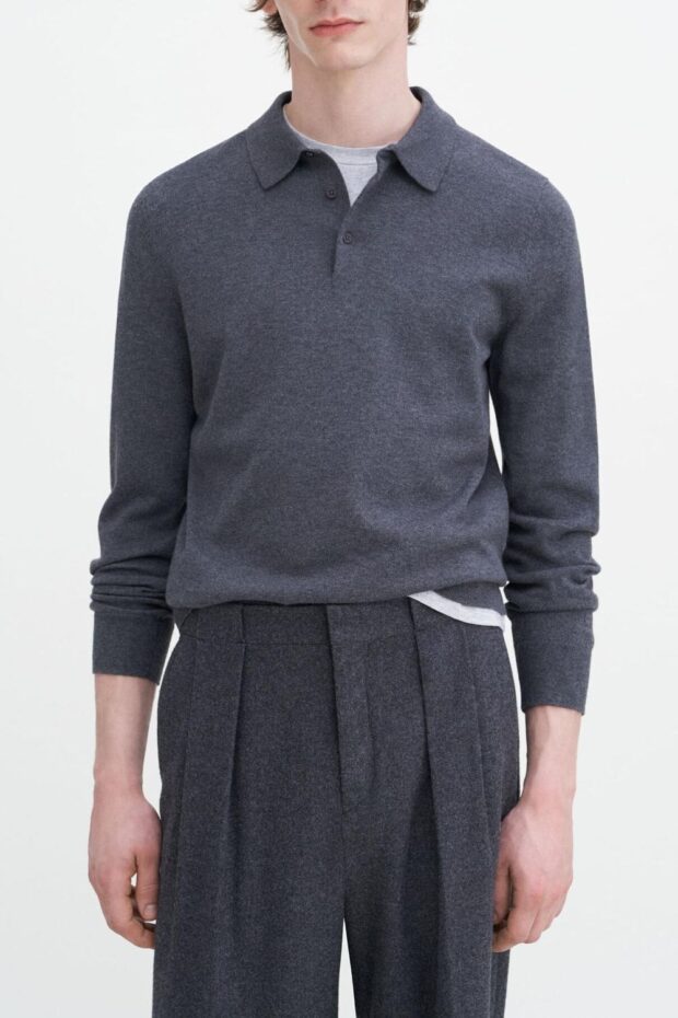 PULLOVER 28925 KNITTED POLO SHIRT 1444