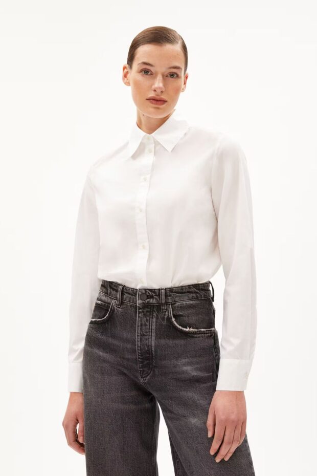 BLUSE 30006355 LOUILAA 188 WHITE