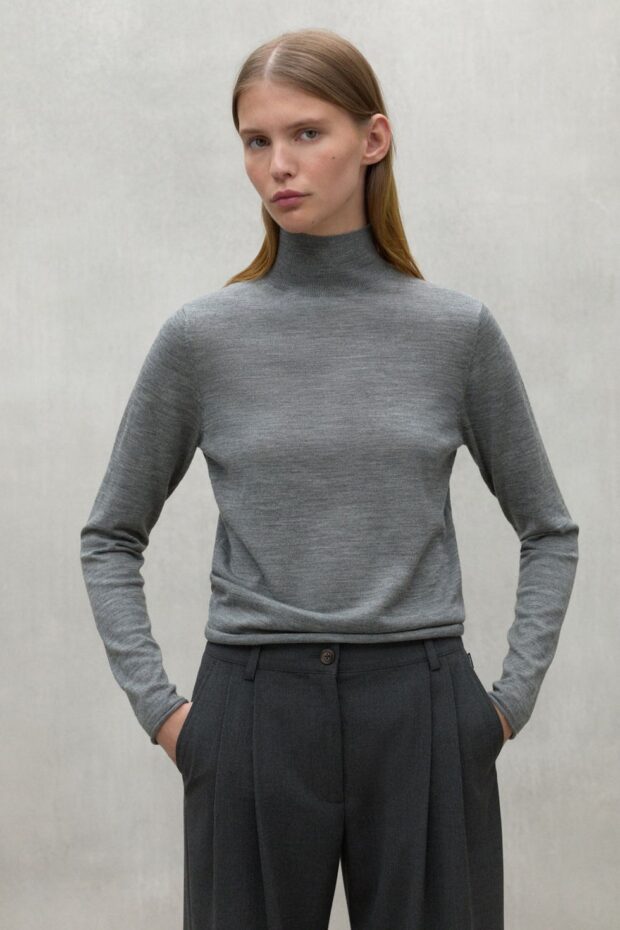 PULLOVER FAYAALF GREY MELANGE