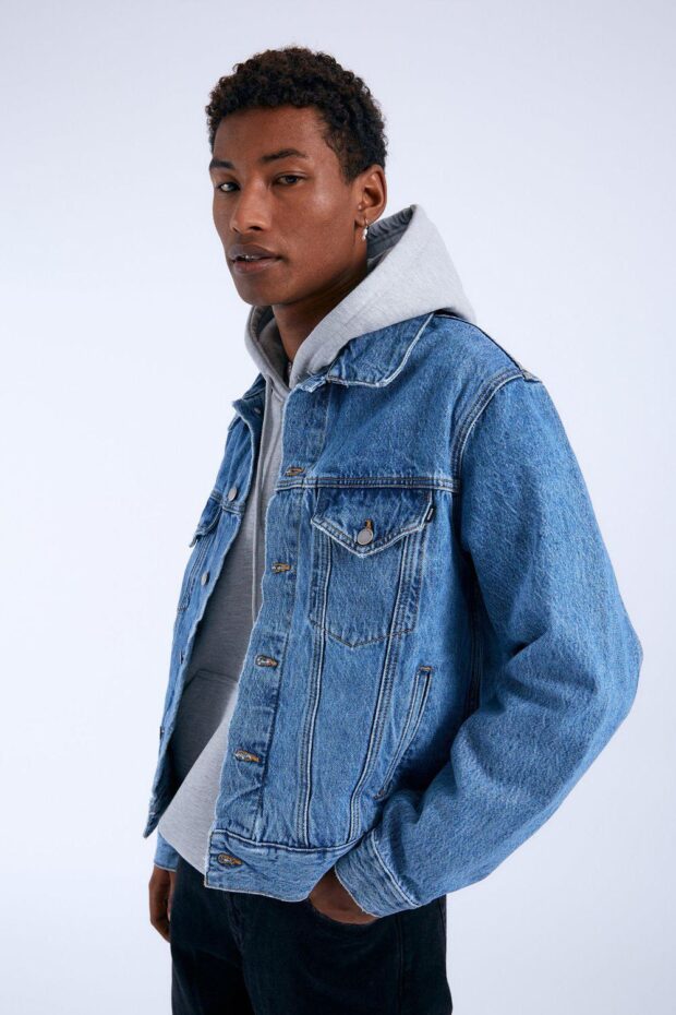JACKE JOEY TRUCKER JACKET STREAM SKY RET