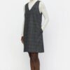 KLEID SRANNIE DRESS CHECKED GREY