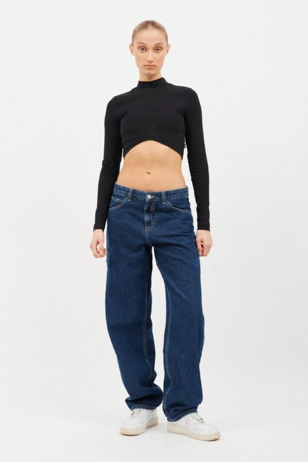 JEANS ARCH PEBBLE MID STONE