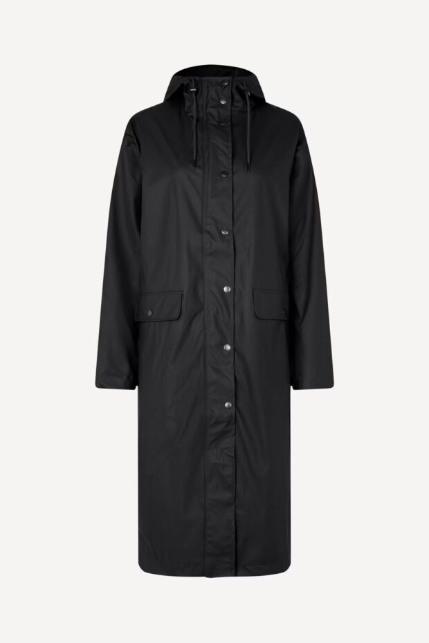 MANTEL SASTALA LONG BLACK