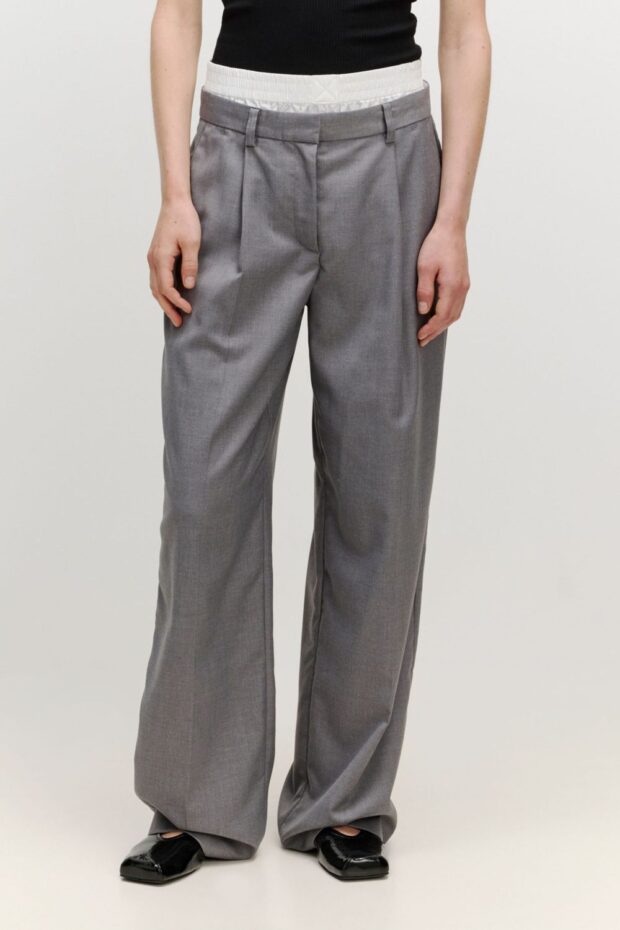 HOSE ASTRID TROUSERS DARK GREY