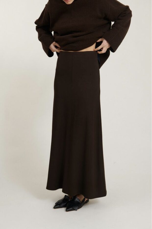 ROCK SADIE LONG SKIRT CHOCOLADE TORTE