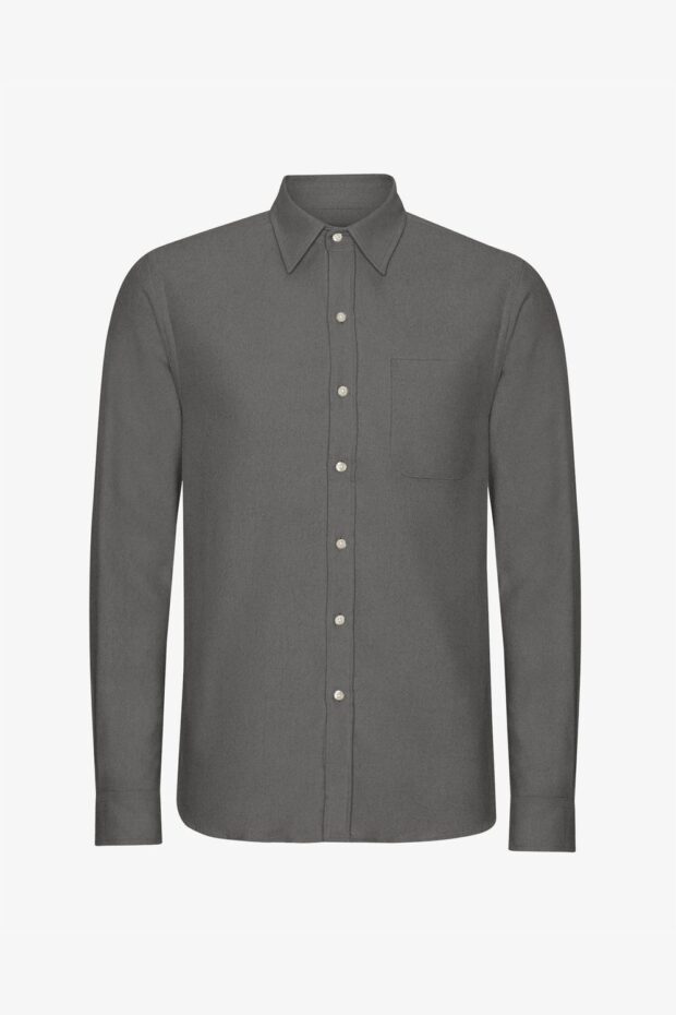 HEMD ORGANIC FLANNEL SHIRT LAVA