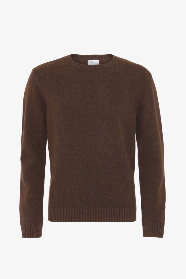 CLASSIC MERINO WOOL CREW COFFEE BRO1.png PULLOVER CLASSIC MERINO WOOL CREW COFFEE BRO