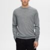 PULLOVER 16094647 SLHTRAY LS CREW NECK MEDI