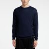 PULLOVER 16094647 SLHTRAY LS CREW NECK NAVY
