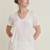 SHIRT JOLINE V-NECK OFF WHITE
