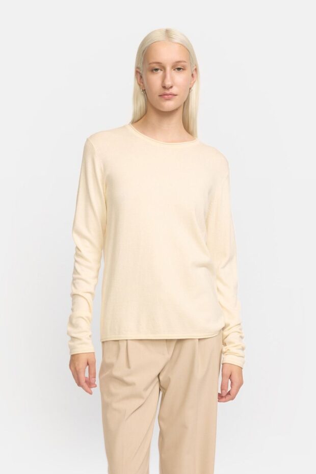 PULLOVER SRMARLA O-NECK ROLL EDGE ARCTIC WOL