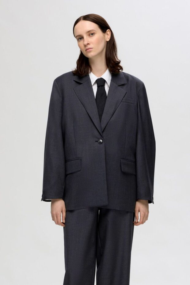 BLAZER 16095029 SLFLUAH LS WOOL GREY