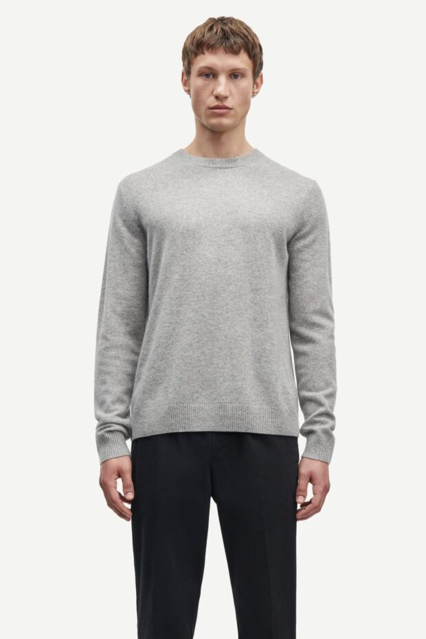 PULLOVER NOBIS CREW NECK 6304 GREY MEL