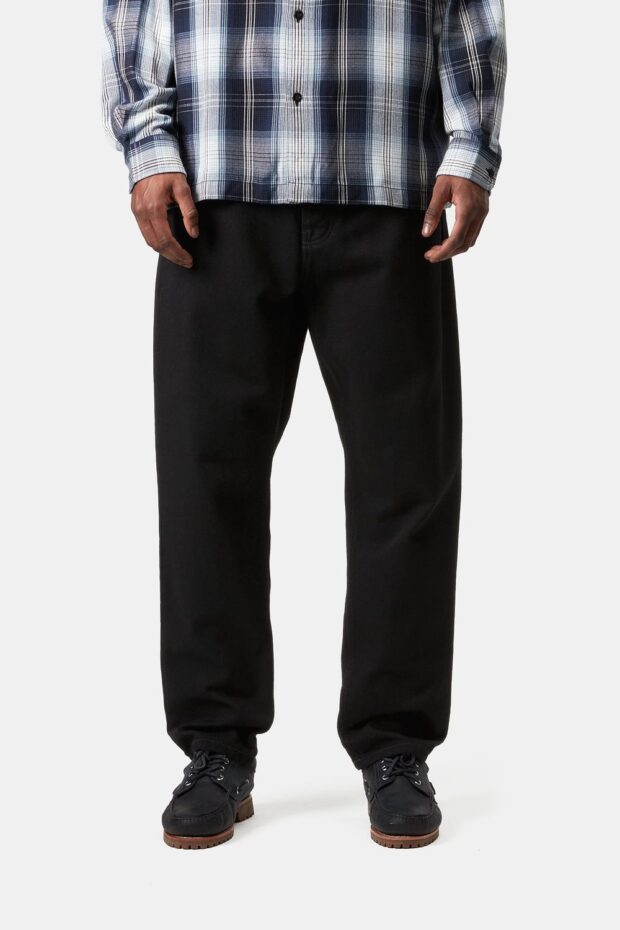 JEANS NEWEL PANT BLACK ONE WASH