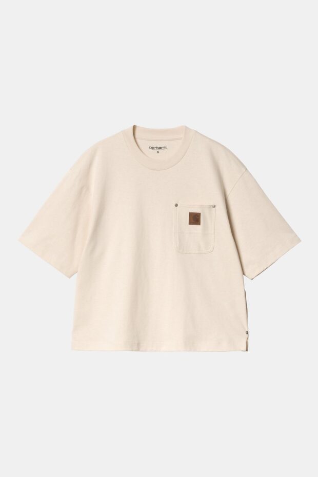 SHIRT W S/S ELDON T-SHIRT NATURAL