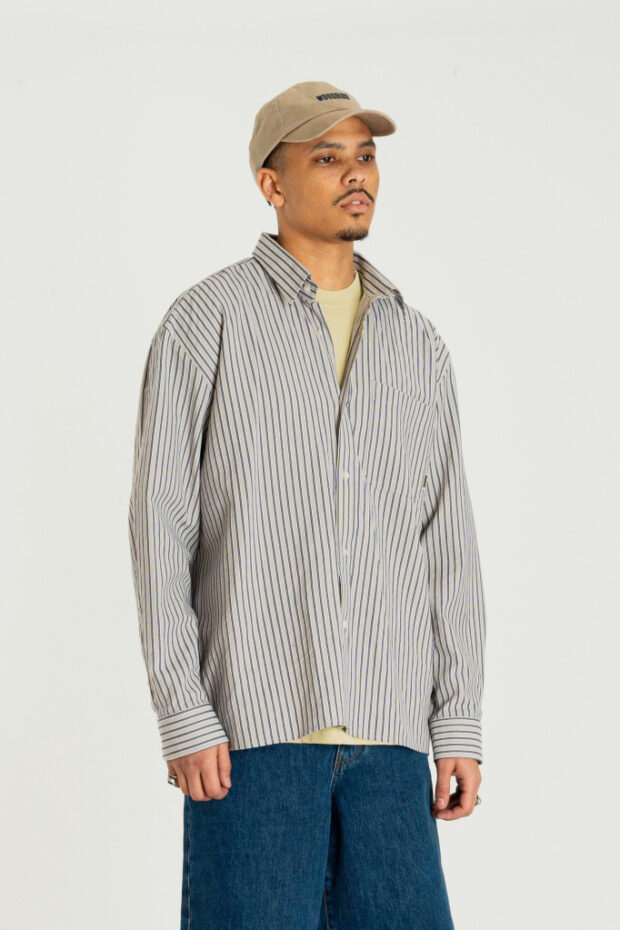 HEMD WBBUZO MING SHIRT GREY