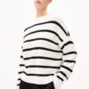 SHIRT 30006406 IDAARA STRIPES 307 WHITE-B