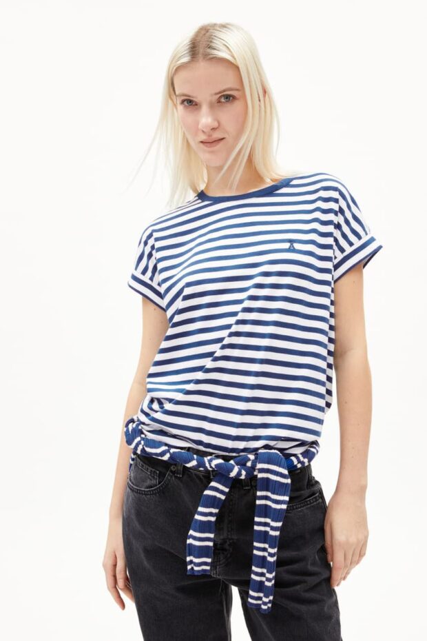 SHIRT 300064606 IDAARA STRIPES 3083 WHITE