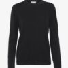 PULLOVER WOMEN LIGHT MERINO WOOL CREW DEEP