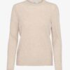 PULLOVER WOMEN LIGHT MERINO WOOL CREW IVORY