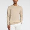 PULLOVER 16094647 SLHTRAY LS CREW OATMEAL