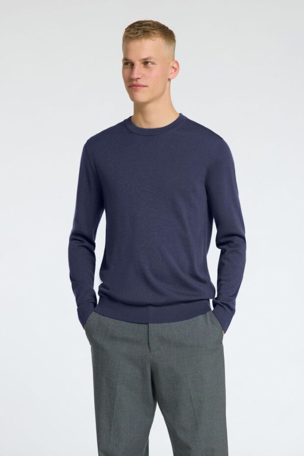 PULLOVER 16094647 SLHTRAY LS CREW OCEANA