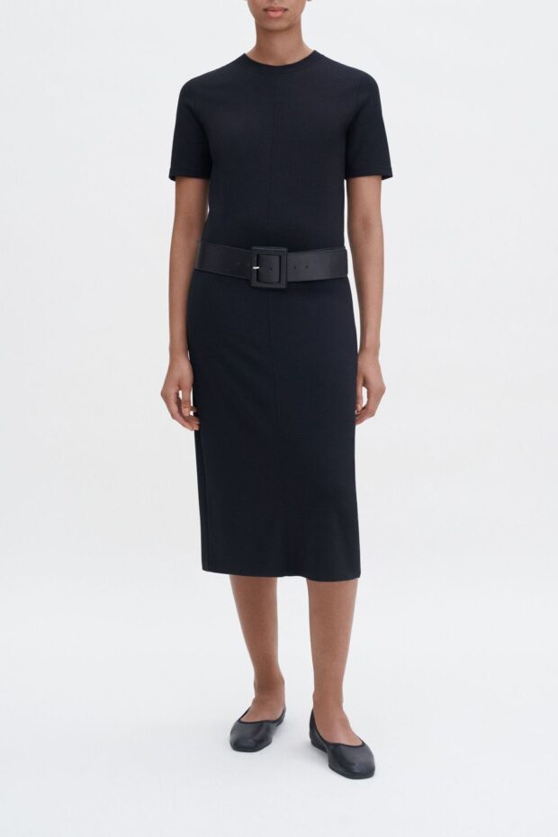 KLEID 31143 T-SHIRT DRESS BLACK