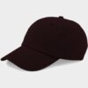 CAP ORGANIC COTTON CAP OXBLOOD RED