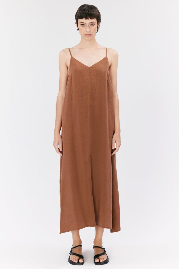 KLEID MAUREEN CINNAMON