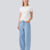 HOSE ISOLDEMD SOLID PANTS LIGHT BLUE WAS