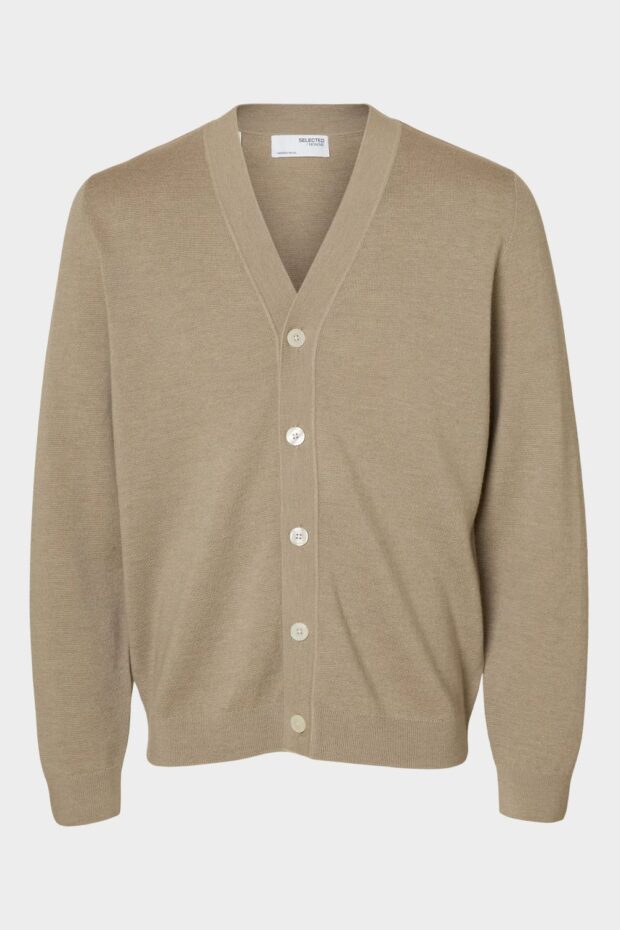 STRICKWESTE 16097127 SLHTRAY LS V-NECK PURE CAS