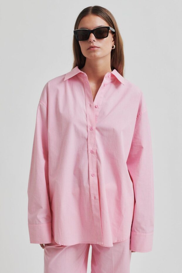 BLUSE LUCINE SHIRT PINK COSMOS