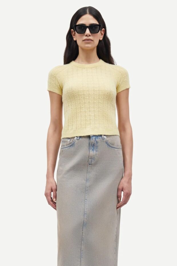 PULLOVER SABARBARA T-SHIRT 15557 DUSTY YELLO