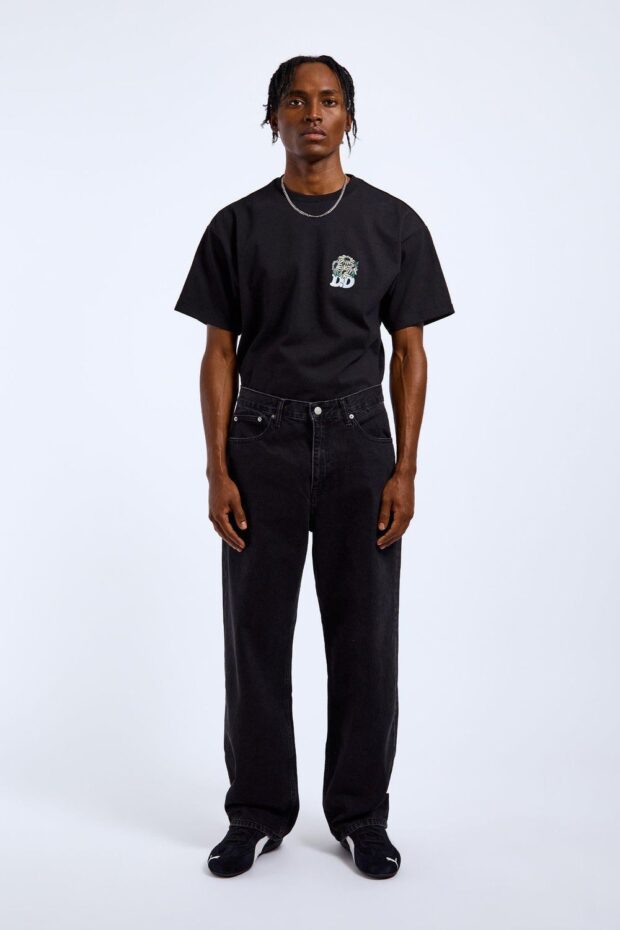 JEANS OMAR WORN BLACK