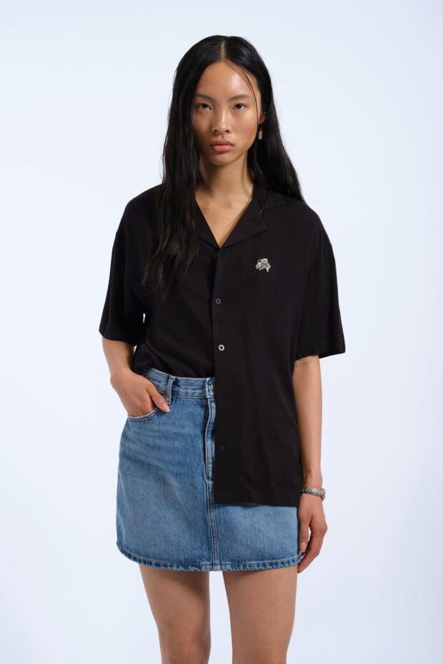 BLUSE MADI SHIRT BLACK YLW