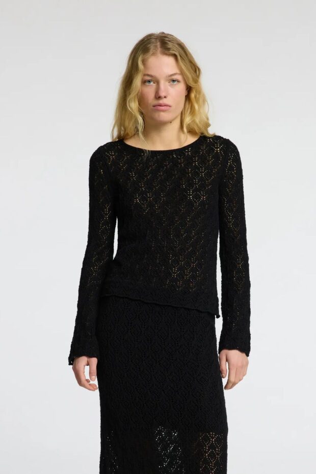 PULLOVER 16097232 SLFNIVA LS BLACK