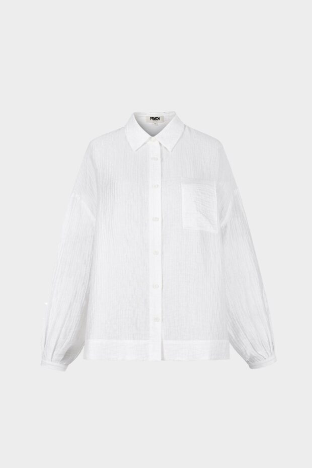 BLUSE CHARLOTTE BLANC