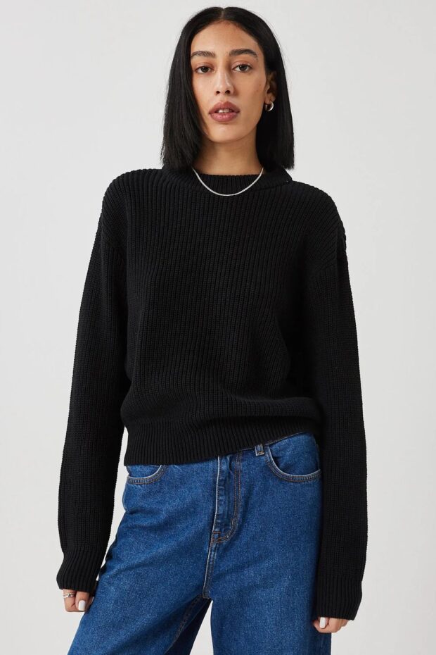 PULLOVER MIKALA JUMPER BLACK
