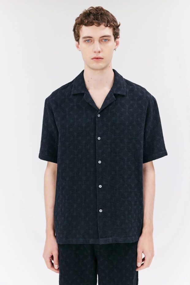 HEMD FAVIAN DARK NAVY