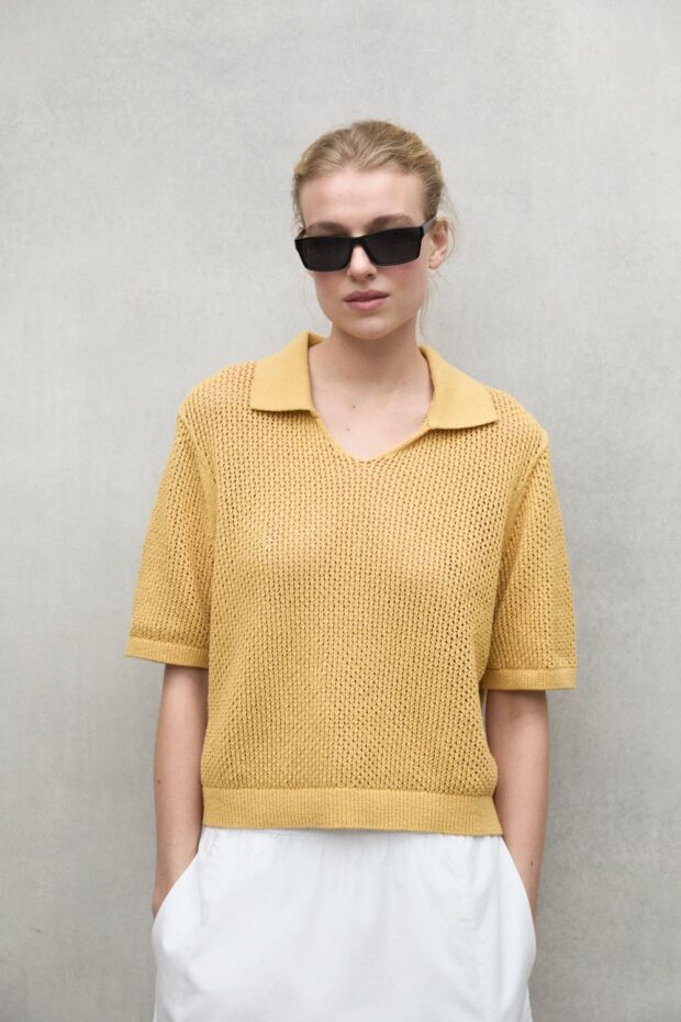 PULLOVER ARGANALF KNIT RAFFIA