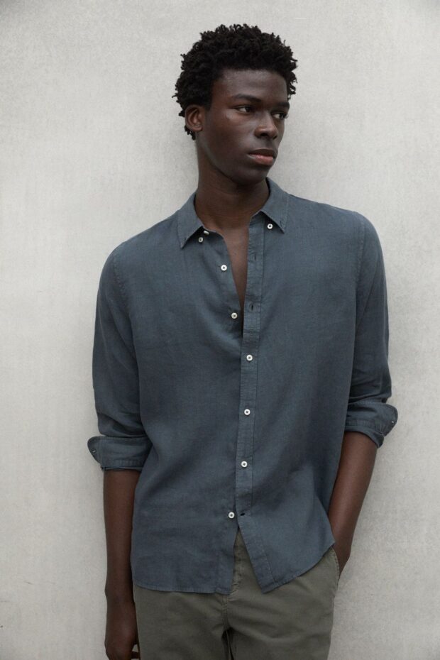 HEMD MALIBUALF SHIRT ASPHALT